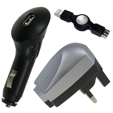 USB Charging Adaptor Triple Pack