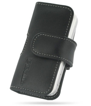 Étui Ceinture Universel En Cuir éco - Horizontal Noir - Pour Nokia 6110 Navigator, 6200, 6233 - Neuf