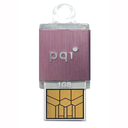 PQI USB Intelligent Flash Drive - 1GB - Pink