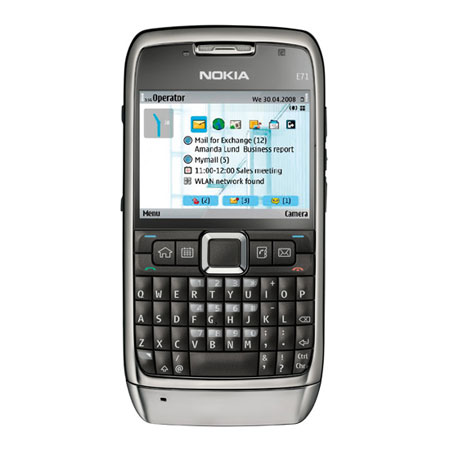 Sim Free Nokia E71 - Steel Grey