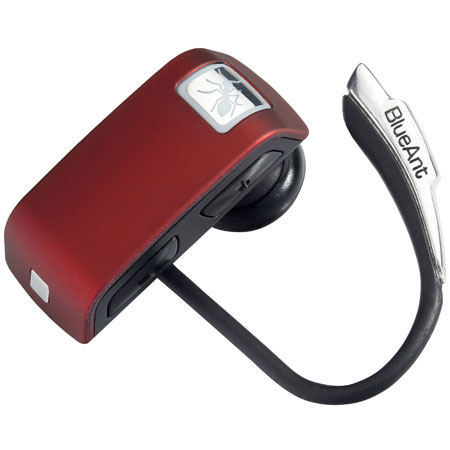 BlueAnt Z9i Bluetooth Headset Soft Touch Red