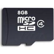 MicroSDHC Card - 8GB Class 4