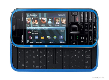 nokia xpressmusic blue