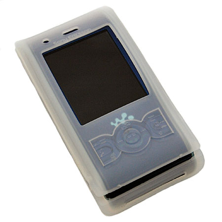 Silicone Case for Sony Ericsson W595 - Ice