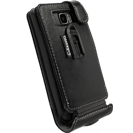 Krusell Orbit Flex Custodia In Pelle Per HTC Hero / T-Mobile G2 Touch, Nero, Con Slot Porta Biglietti E Sistema Multidapt - 5