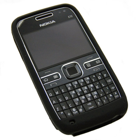 Silicone Case for Nokia E72 - Black