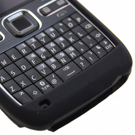 Silicone Case for Nokia E72 - Black