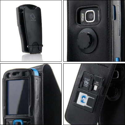 Capdase Classic Leather Flip Case for Nokia 5320
