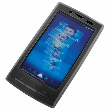 Silicone Case for Sony Ericsson Xperia X10 - Black
