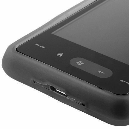 Silicone Case for HTC HD Mini - Black