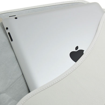 Housse cuir iPad 2 / iPad Cool Bananas Enveloppe V1 - Blanche