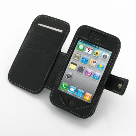 Gunst bezoeker Lelie PDair Leather Book Case - Apple iPhone 4S / 4