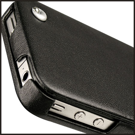Noreve Tradition A Leather Case for iPhone 4S / 4 - Black
