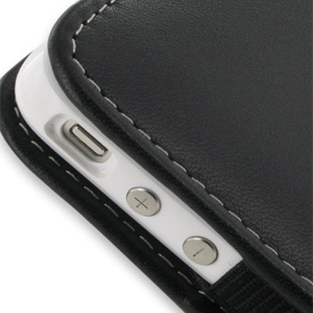 Funda cuero PDair Vertical compatible con Bumper -iPhone 4S/4