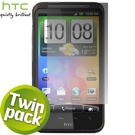 Protection d'écran HTC Desire HD SP P430 - Twin Pack
