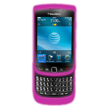 Coque Silicone BlackBerry 9800 Torch - Rose