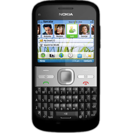 Nokia E5 Silicone Case - Black