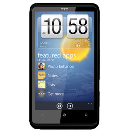 Coque FlexiShield HTC HD7 - Noire