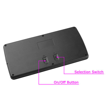 Teclado Bluetooth de doble conexión con ratón tactil incorporado
