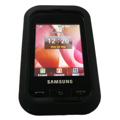 FlexiShield Skin For Samsung C3300 Libre - Solid Black