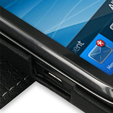 PDair Leather Book Case - Blackberry Torch 9800