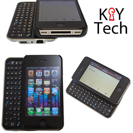 Housse clavier KeyTech pour iPhone 4 - AZERTY
