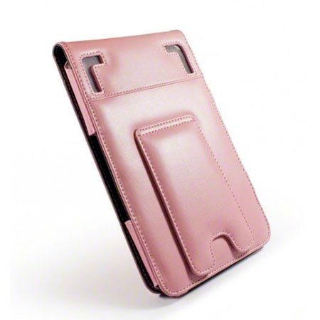 Tuff-Luv Leather Case Cover & Stand for Amazon Kindle - Pink
