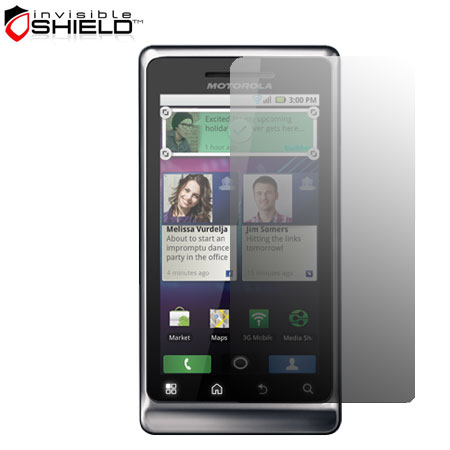 InvisibleSHIELD Screen Protector - Motorola Milestone 2