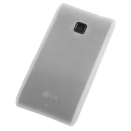 Silicone Case For LG GT540 Optimus - White
