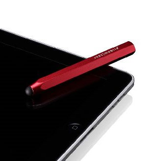 Just Mobile AluPen stylus for iPhone / iPod Touch / iPad - Red