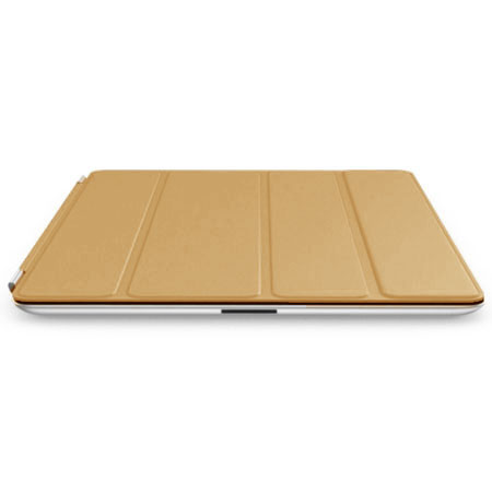 volleybal verschijnen Bezwaar Apple Leather Smart Cover for iPad 2 - Tan
