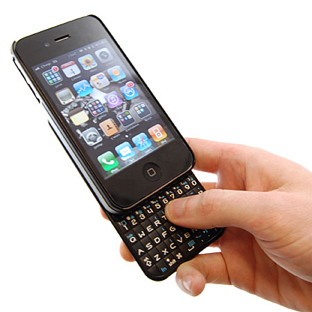 KeyTech Vertical Keyboard Case For iPhone 4