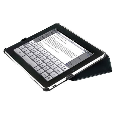 Housse iPad 2 Scosche foldIO - Carbone noir
