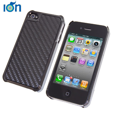 coque iPhone 4 Ion PredatorZero Carbon fibre - Noire