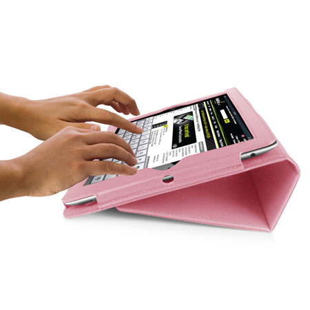 SD Tabletware Stand and Type iPad 3 und iPad 2 Tasche in Pink
