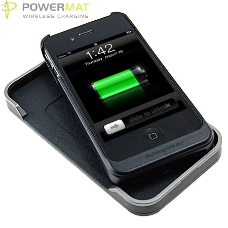Chargeur induction, chargeur iPhone 4 / 4S - Innovmania, coque chargeur  Powermat pour Apple iPhone 4