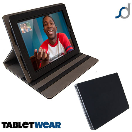Coque iPad 2 SD TabletWear LuxFolio - Noire