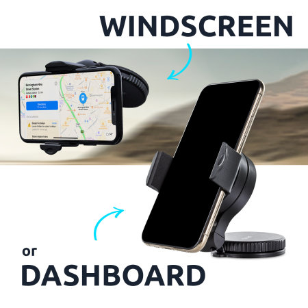Olixar OmniHolder Universal Case Compatible Phone Car Holder Mount