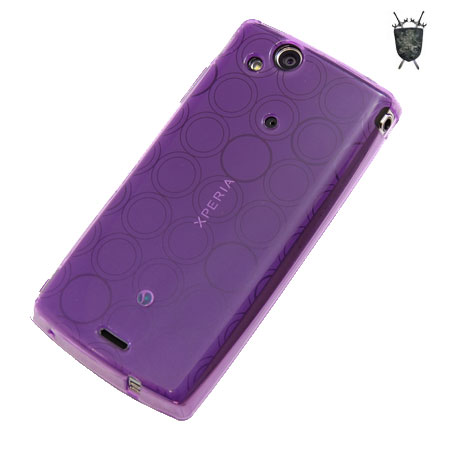 Protection Sony Ericsson XPERIA Arc Flexishield - Violette