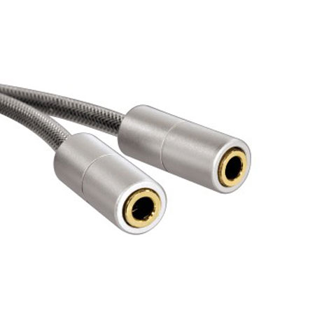 Hama AluLine Compact 3.5mm Audio Jack Splitter Cable
