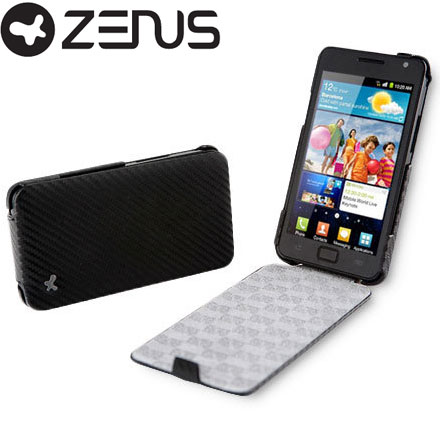 Coque Samsung Galaxy S 2 Zenus Premium Carbon - Noire