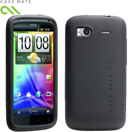 Housse HTC Sensation / Sensation XE Case-Mate Safe Skin - Noire