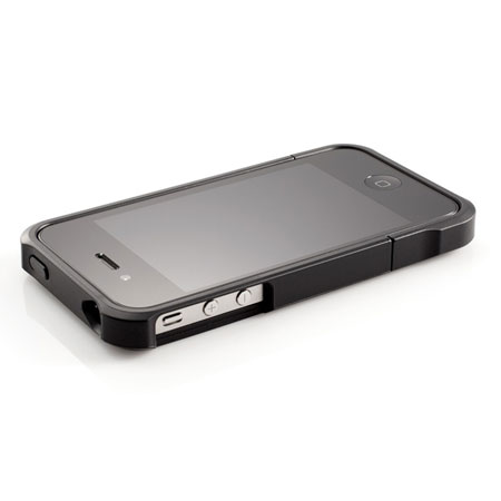 Funda iPhone 4S / 4 ElementCASE Formula 4 - Negra con trasera de fibra de carbono