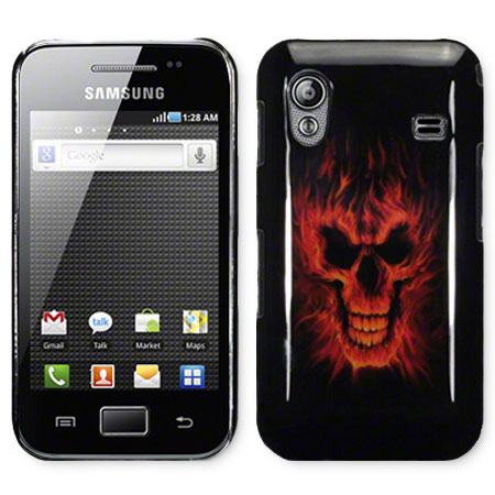 Protection Samsung Galaxy Ace - Crâne enflammé