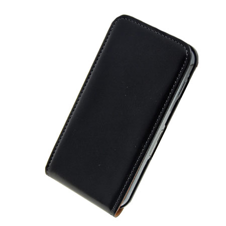 SlimLine Premium Leather Flip Case - Samsung Galaxy Ace