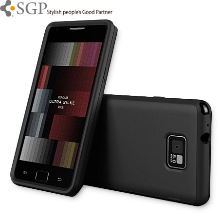 SGP Ultra Silke Series for Samsung Galaxy S2 - Black