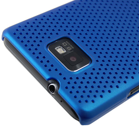 Original Samsung Galaxy S2 i9100 Mesh Case in Blau