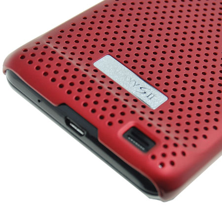Originele Samsung Galaxy S2 i9100 Mesh Vent Case - Rood