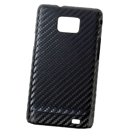 Samsung Galaxy S2 Carbon Fibre Case - Black