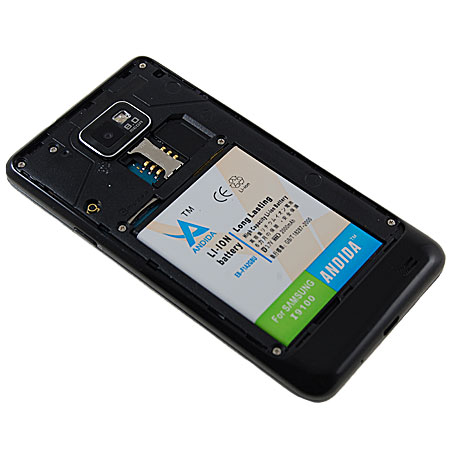 Andida Extended Battery for Samsung Galaxy S2 - 2000mAh